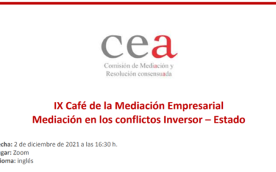 IX Café de la Mediación Empresarial